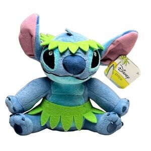 Disney Lilo & Stitch Hawaiian Luau Tropical Stitch Plush NEW Polynesian Gift 2+